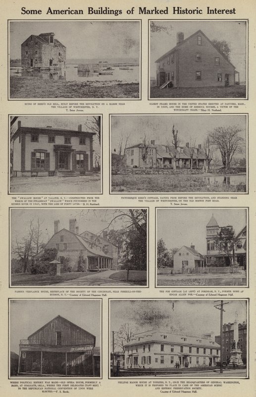 Některé americké budovy výrazného historického zájmu (černobílá fotografie) od American Photographer (after)