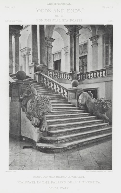 Schodiště v Palazzo Dell