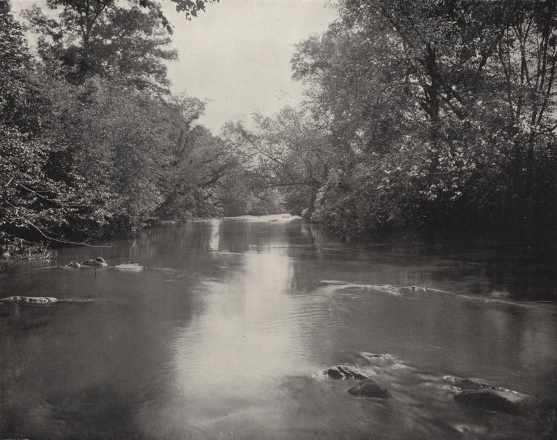 Swannanoa River, Severní Karolína (černobílá fotografie) od American Photographer (after)
