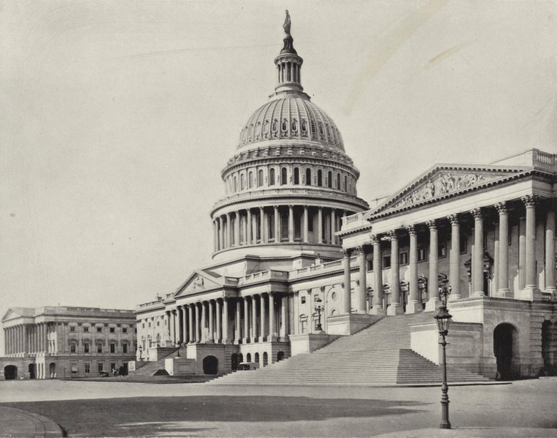 The Capital Building ve Washingtonu (černobílá fotografie) od American Photographer (after)