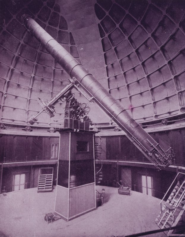 Velký dalekohled v Lickově observatoři (černobílá fotografie) od American Photographer (after)