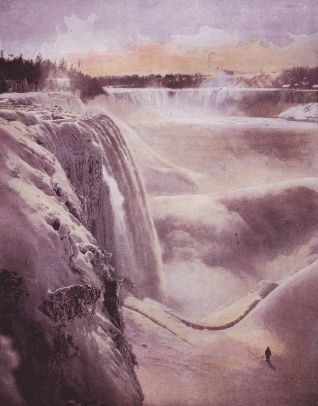 Zima v Niagara (barevné foto) od American Photographer (after)