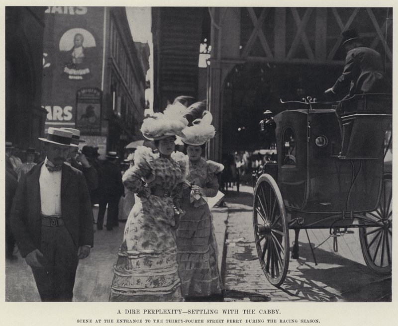 Dier zmatenost, vyrovnání se s taxikářem (č/b foto) od American Photographer