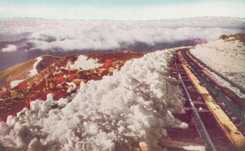 Nad mraky, z vrcholu Pikes Peak, nadmořská výška od American Photographer