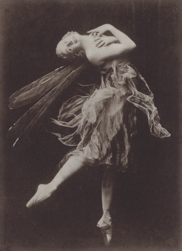 Anna Pavlovová ve filmu Dračí moucha (čb fotografie) od American Photographer