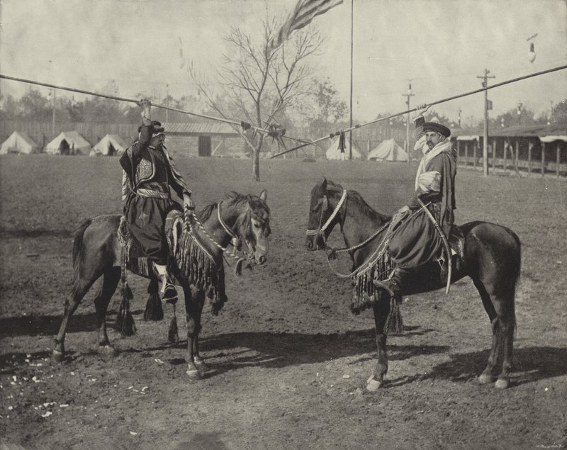 Přehlídka arabských kopiníků z Divokého východu od American Photographer
