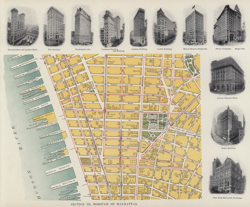 Čtvrť Manhattan (černobílá fotografie) od American Photographer