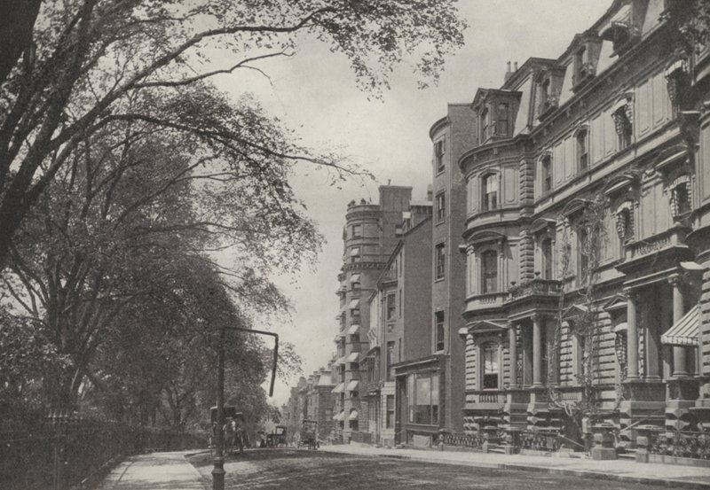 Boston: Beacon Street (čb fotografie) od American Photographer