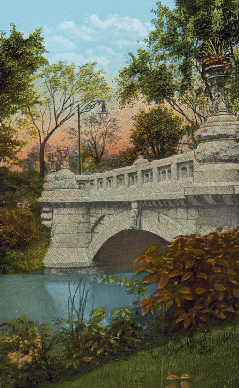 Cement Bridge, Garfield Park (barevné foto) od American Photographer