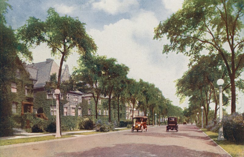 Chicago: Lake Shore Drive, Chicago, Illinois (barevné foto) od American Photographer