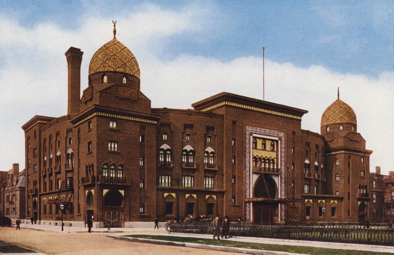 Chicago: (barevné foto): Medinah Temple, AAONMS, Cass, Ohio a Ontario (barevné foto) od American Photographer
