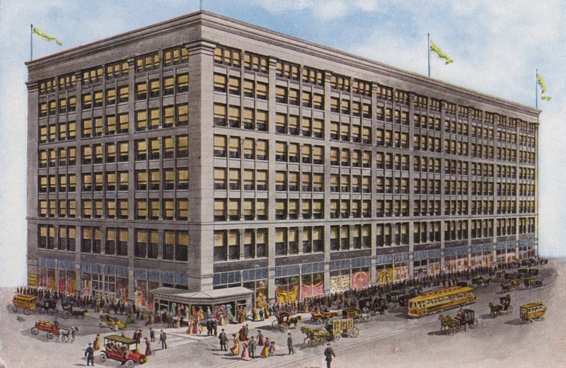 Chicago: (barevné foto): Siegel, Cooper and Co, State and Van Buren Streets (barevné foto) od American Photographer