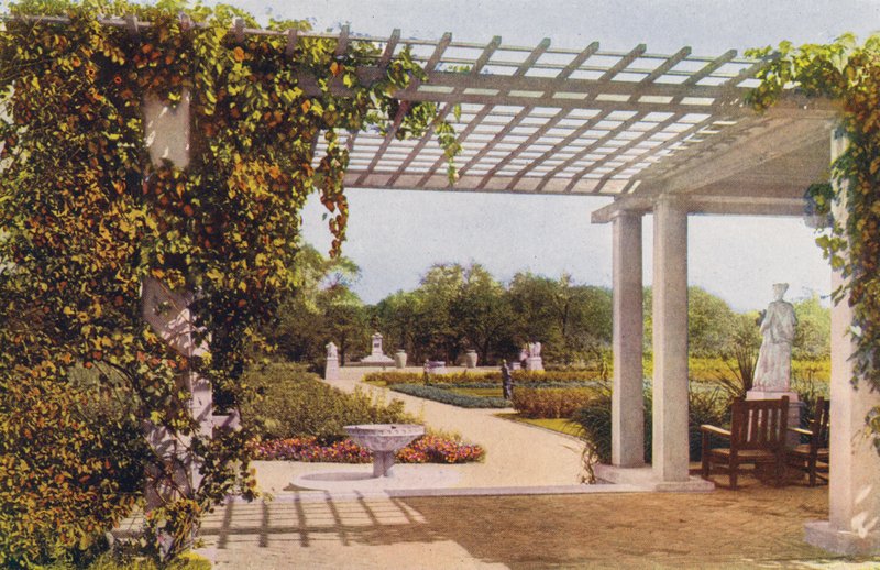 Chicago: (barevné foto): Sunken Garden, Humboldt Park od American Photographer