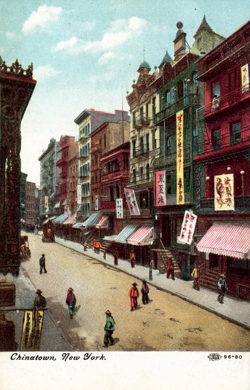 China Town, New York, USA (čb fotografie) od American Photographer