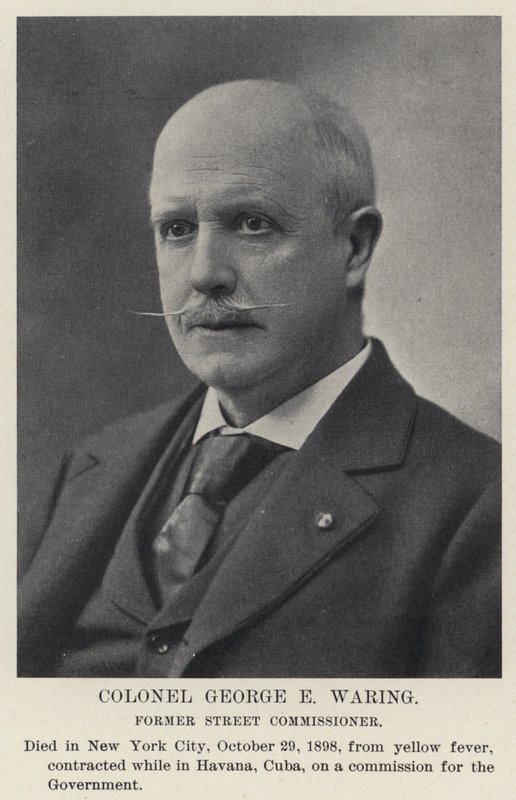Plukovník George E Waring, bývalý pouliční komisař (černobílá fotografie) od American Photographer