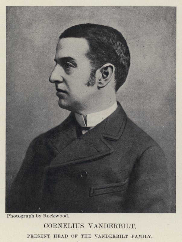 Cornelius Vanderbilt (černobílá fotografie) od American Photographer