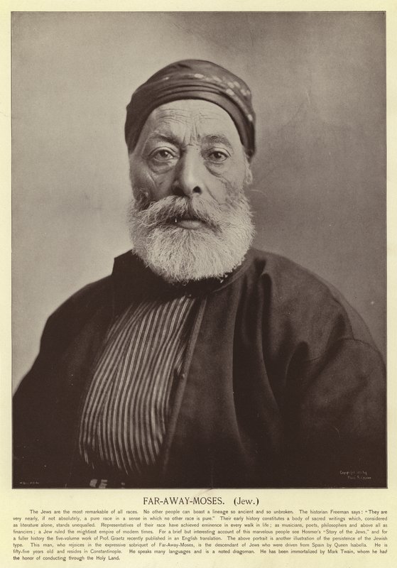 Daleko-Mojžíš, Žid od American Photographer