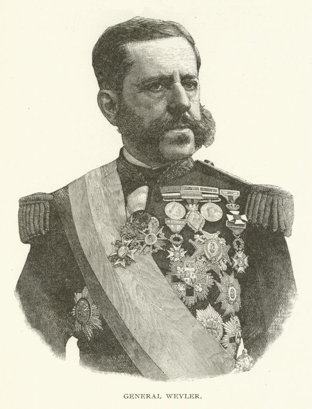 General Weyler (černobílá fotografie) od American Photographer