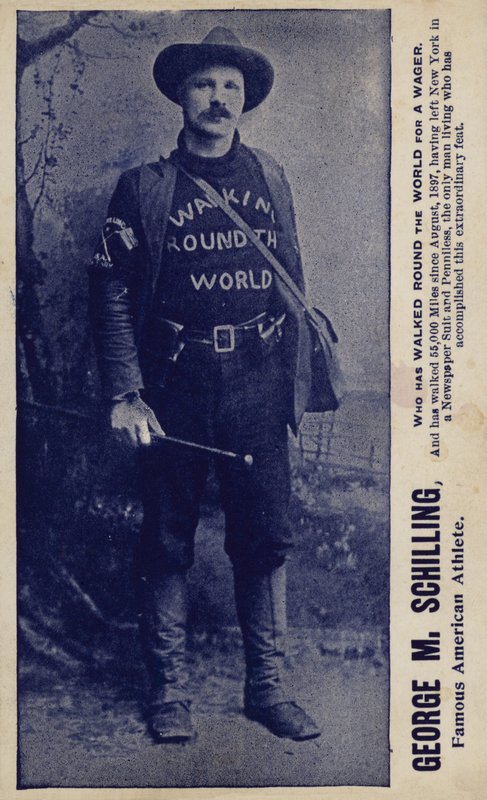 George M. Schilling, slavný americký sportovec (čb fotografie) od American Photographer