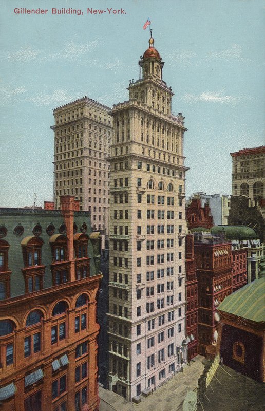 Gillender Building, New York, USA (kolorovaná fotografie) od American Photographer