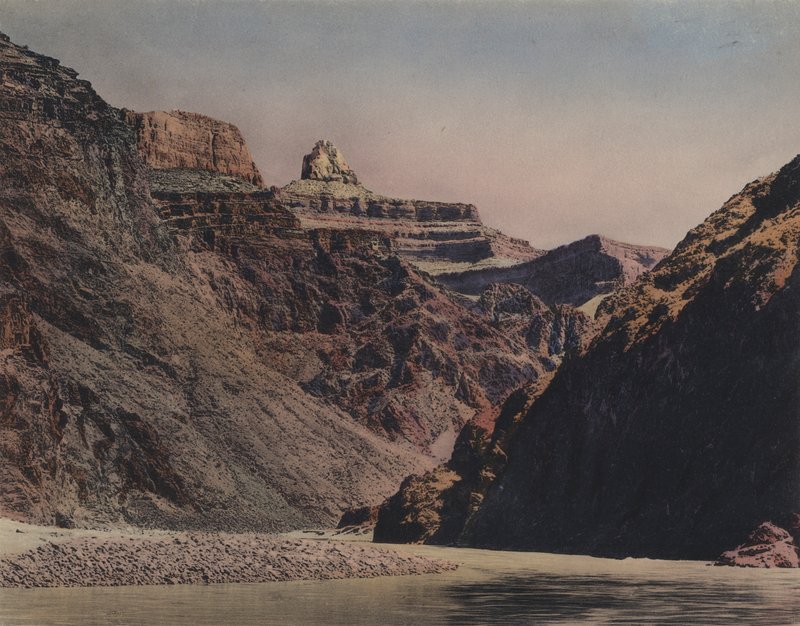 Velký kaňon v Arizoně: (barevné foto): řeka Colorado, Bright Angel Trail (barevné foto) od American Photographer
