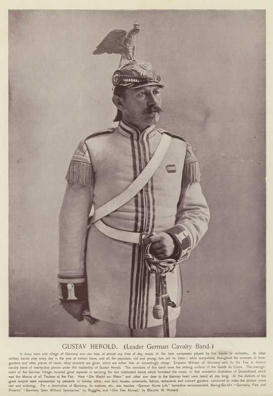 Gustav Herold, vedoucí německé kavalerie od American Photographer