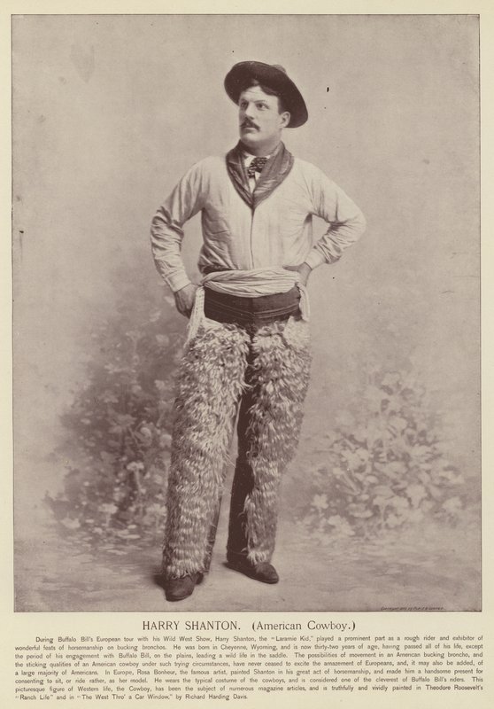 Harry Shanton, americký kovboj od American Photographer