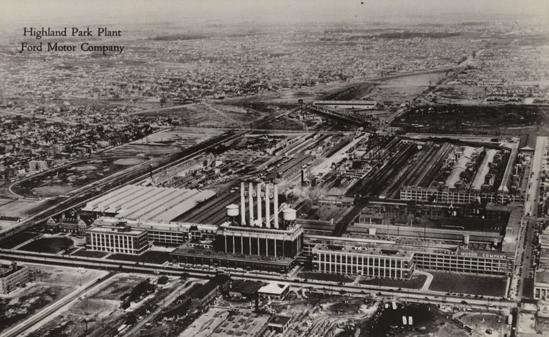 Závod Highland Park, Ford Motor Company, Detroit, Michigan od American Photographer