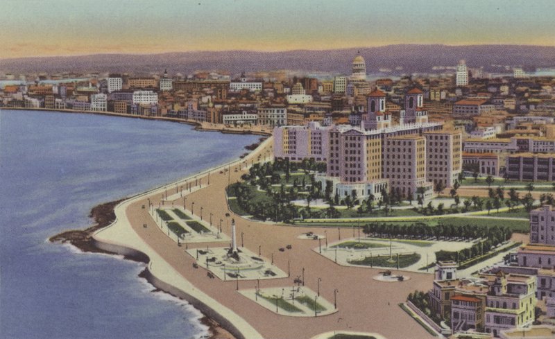Hotel Nacional, Parque del Maine, National Hotel, Maine Park (barevné fotografie) od American Photographer