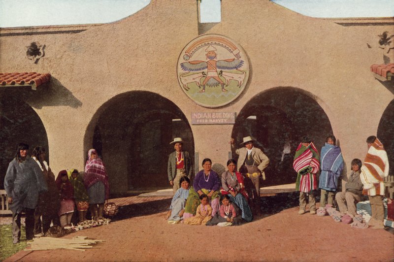 Indian Building, Albuquerque, Nové Mexiko (barevné fotografie) od American Photographer