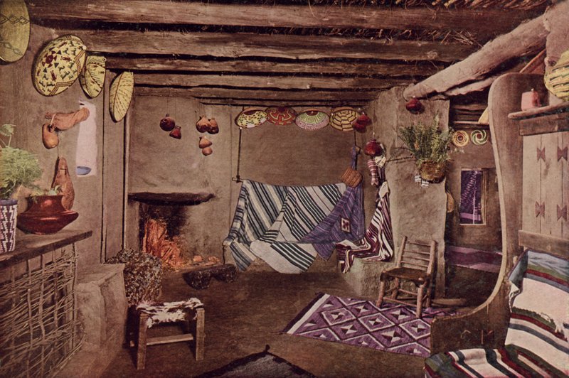 Interiér Hopi House, Grand Canyon, Arizona (barevné foto) od American Photographer
