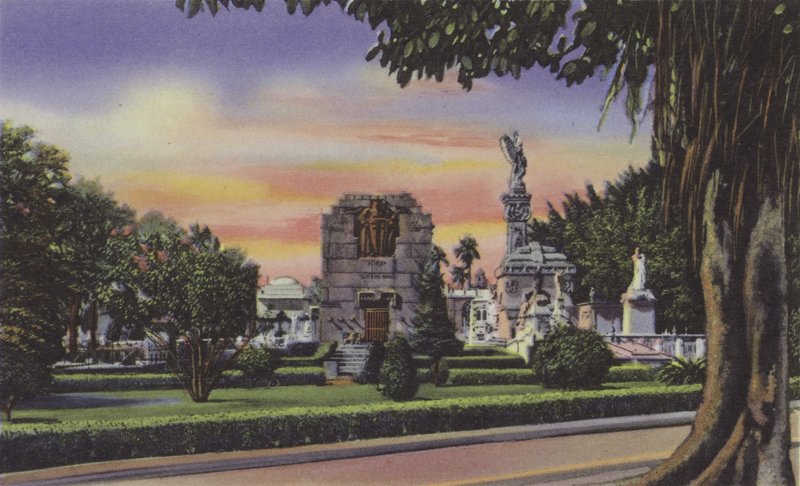 Interior del Cementerio, interiér hřbitova (barevné fotografie) od American Photographer