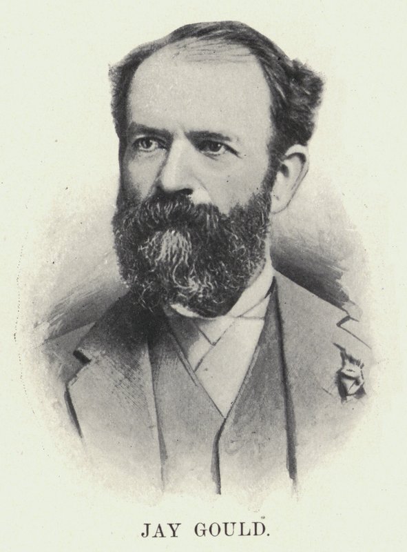 Jay Gould (černobílá fotografie) od American Photographer