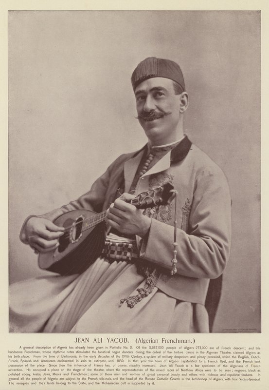 Jean Ali Yacob, alžírský Francouz od American Photographer