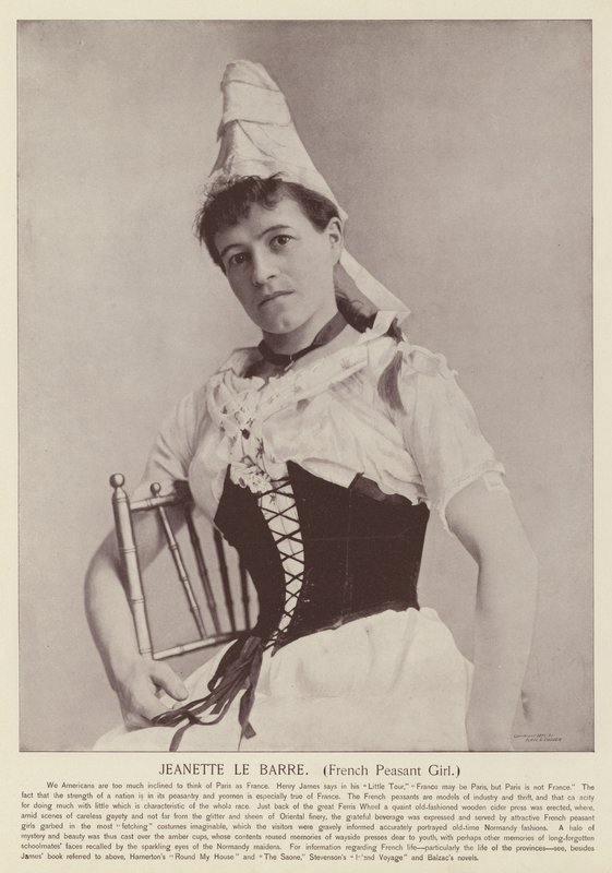 Jeanette le Barre, francouzská rolnička od American Photographer