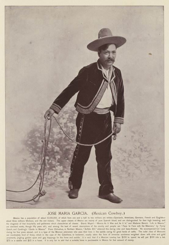 Jose Maria Garcia, mexický kovboj od American Photographer