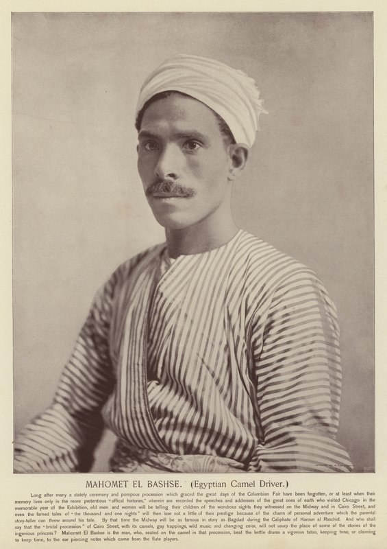 Mahomet El Bashse, egyptský velbloudář od American Photographer