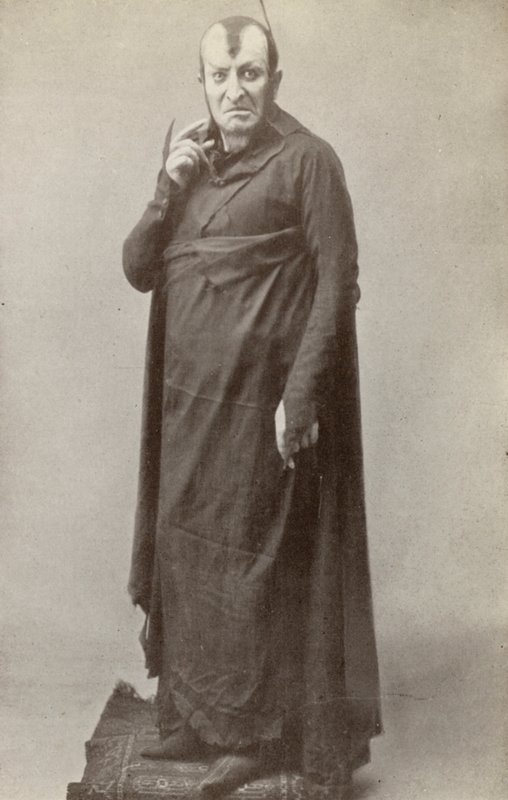 Maurice Renaud jako "Mefistofele" (čb fotografie) od American Photographer