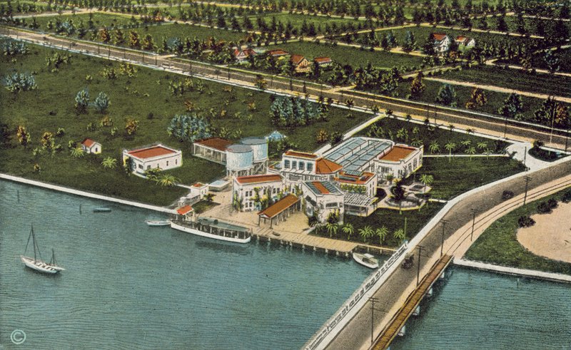Miami, Florida, asi 1925: Akvárium (barevné foto) od American Photographer