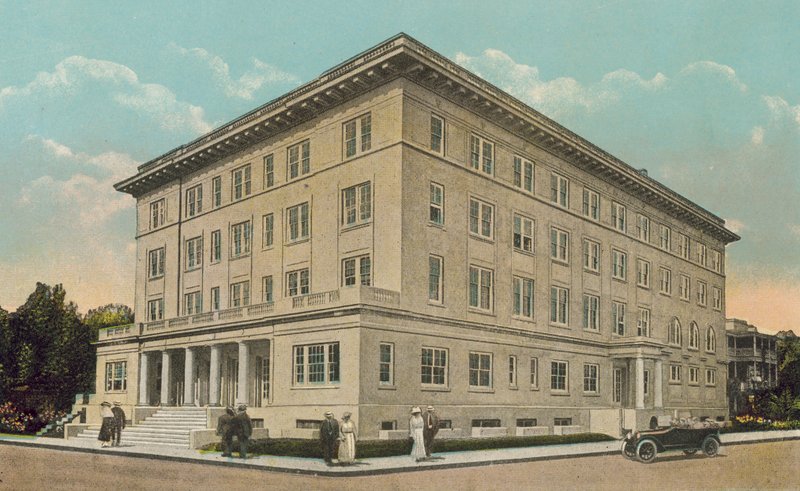 Miami, Florida, asi 1925: Budova YMCA (barevné foto) od American Photographer