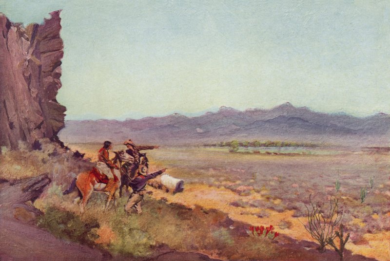 Mirage on the Desert, Arizona (barevné foto) od American Photographer