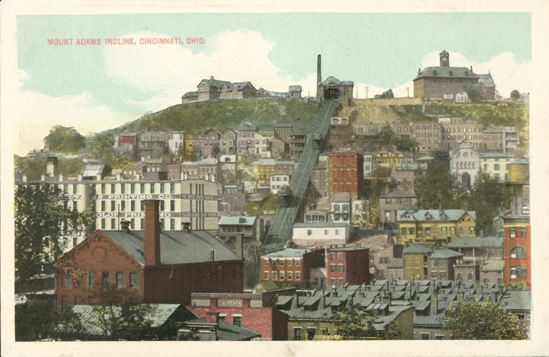Mount Adams Incline, Cincinnati, Ohio (kolorovaná fotografie) od American Photographer