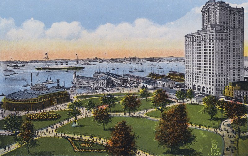 New York: Battery Park (barevné foto) od American Photographer