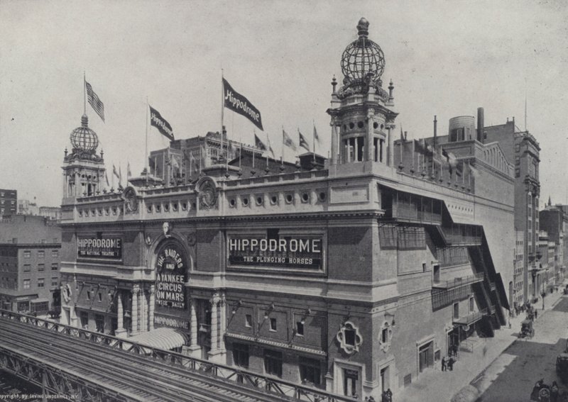 New York: New York Hippodrome (čb fotografie) od American Photographer