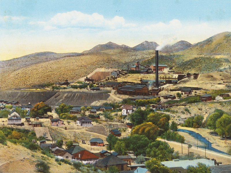 Důl a huť Old Dominion, Globe, Arizona (barevné foto) od American Photographer