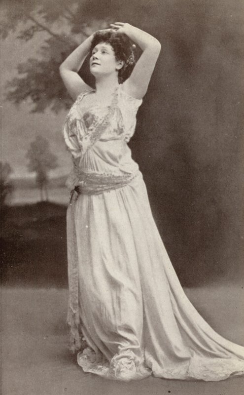 Olive Fremstadová jako Venuše v představení "Tannhauser" (čb foto) od American Photographer