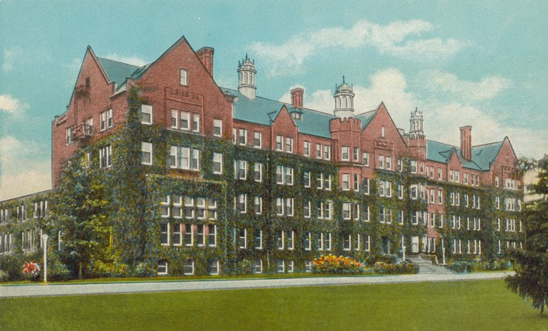 Poughkeepsie: Lathrop Hall, Vassar College (barevné foto) od American Photographer