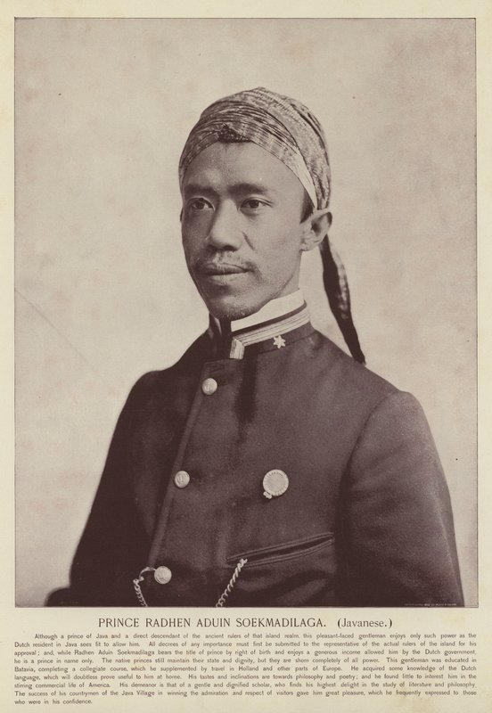 Princ Radhen Raduen Soikmadilga, jávský od American Photographer