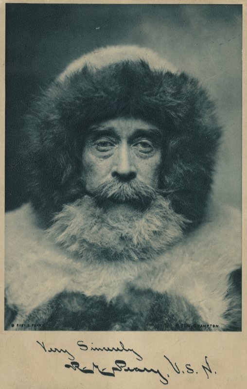 Robert Peary (1856-1920), americký arktický badatel (čb fotografie) od American Photographer