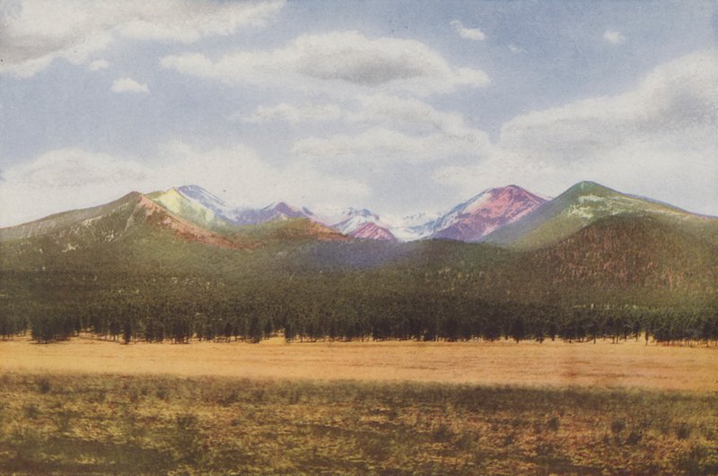 San Francisco Mountains, Arizona (kolorovaná fotografie) od American Photographer